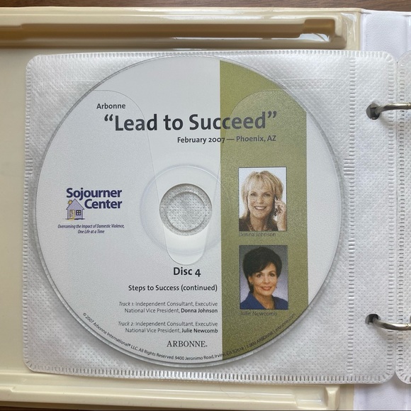 Arbonne “Lead to Succeed” 2007 Training CD Set - Picture 5 of 8